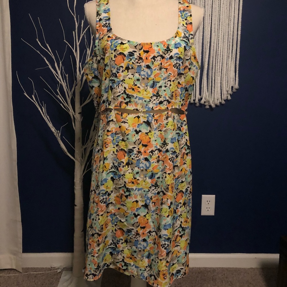 Floral Sleeveless BCBG Dress NWT